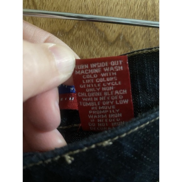 Vintage Westport Jeans Dark Wash Straight Leg Gold Hardware Size 20W Plus - Picture 14 of 14